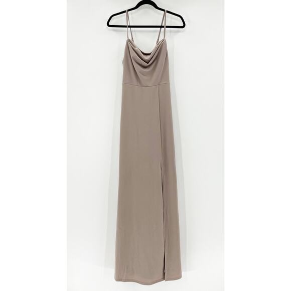 Birdy Grey Ash Dress Maxi Bridesmaids Dress Women's Size XS Brown Mauve NWT - Picture 3 of 7